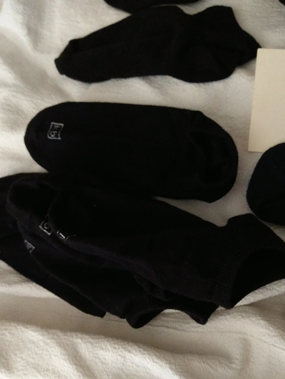 Women's Black No-Show Socks - 6 Pairs